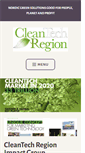Mobile Screenshot of cleantechregion.com